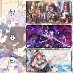 LÓT CHUỘT GENSHIN IMPACT CỠ LỚN SIZE 90X40 DÀY 5MM