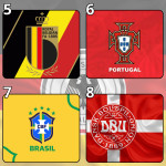 LÓT CHUỘT ĐỘI TUYỂN BÓNG ĐÁ SIZE 26X21 DÀY 3MM