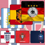 LÓT CHUỘT ĐỘI TUYỂN BÓNG ĐÁ GAMING SIZE 45X40 DÀY 3MM