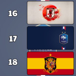 LÓT CHUỘT ĐỘI TUYỂN BÓNG ĐÁ CỠ LỚN SIZE 80X30 DÀY 3MM