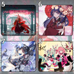 LÓT CHUỘT HONKAI IMPACT SIZE 26X21 DÀY 3MM