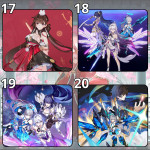 LÓT CHUỘT HONKAI IMPACT SIZE 26X21 DÀY 3MM