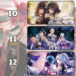 LÓT CHUỘT HONKAI IMPACT CỠ LỚN SIZE 120X60 DÀY 3MM