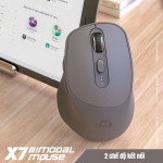 CHUỘT KHÔNG DÂY FREE WOLF X7 BUSINESS GREY