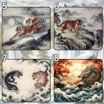 LÓT CHUỘT LINH VẬT PHONG THỦY SIZE 45X40 DÀY 5MM