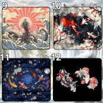 LÓT CHUỘT LINH VẬT PHONG THỦY SIZE 45X40 DÀY 5MM