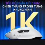 CHUỘT ATTACK SHARK V6 MULTI MODES BERRY RED (PAW3311/65G)