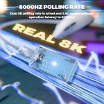 CHUỘT ATTACK SHARK X8 ULTIMATE 8K MULTI MODES ĐEN (PAW3950MAX/55G)