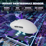 CHUỘT ATTACK SHARK X8 ULTIMATE 8K MULTI MODES ĐEN (PAW3950MAX/55G)