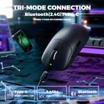 CHUỘT ATTACK SHARK X8 ULTIMATE 8K MULTI MODES TRẮNG (PAW3950MAX/55G)