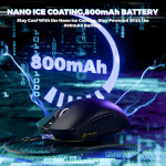 CHUỘT ATTACK SHARK X8 ULTIMATE 8K MULTI MODES TRẮNG (PAW3950MAX/55G)