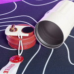 Cốc giữ nhiệt 450ml hiển thị nhiệt độ thông minh màu trắng nắp đỏ