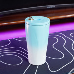 Cốc giữ nhiệt 600ml thời trang gradient trắng xanh