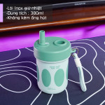 Cốc giữ nhiệt 380ml Xanh lá Good Luck For You