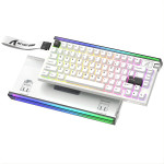 BÀN PHÍM CƠ ATTACK SHARK R85HE 8K STAR WHITE MAGNETIC AMBER SWITCH