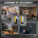 BÀN PHÍM CƠ ATTACK SHARK R85HE 8K STAR WHITE MAGNETIC AMBER SWITCH