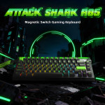 BÀN PHÍM CƠ ATTACK SHARK R85HE 8K NEON GREEN MAGNETIC AMBER SWITCH