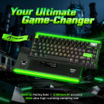 BÀN PHÍM CƠ ATTACK SHARK R85HE 8K NEON GREEN MAGNETIC AMBER SWITCH