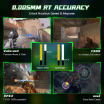 BÀN PHÍM CƠ ATTACK SHARK R85HE 8K NEON GREEN MAGNETIC AMBER SWITCH