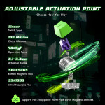 BÀN PHÍM CƠ ATTACK SHARK R85HE 8K NEON GREEN MAGNETIC AMBER SWITCH