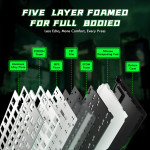 BÀN PHÍM CƠ ATTACK SHARK R85HE 8K NEON GREEN MAGNETIC AMBER SWITCH