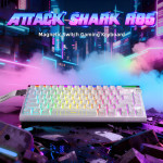 BÀN PHÍM CƠ ATTACK SHARK R85HE 8K WHITE CONTOUR MAGNETIC AMBER SWITCH