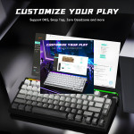 BÀN PHÍM CƠ ATTACK SHARK R85HE 8K MOONLIGHT MAGNETIC AMBER SWITCH