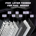 BÀN PHÍM CƠ ATTACK SHARK R85HE 8K MOONLIGHT MAGNETIC AMBER SWITCH