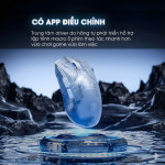 CHUỘT INPHIC INXSE 1Khz DUAL MODE TRANSPARENT BLUE (S205/46g)