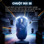 CHUỘT INPHIC INXSE 1Khz DUAL MODE TRANSPARENT BLUE (S205/46g)