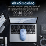 CHUỘT INPHIC INXSE 1Khz DUAL MODE TRANSPARENT BLUE (S205/46g)