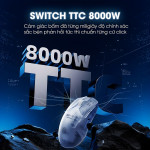 CHUỘT INPHIC INXSE 1Khz DUAL MODE TRANSPARENT BLUE (S205/46g)