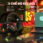 TAI NGHE ATTACK SHARK L30 PRO MULTI MODES BLACK RED