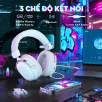 TAI NGHE ATTACK SHARK L30 PRO MULTI MODES WHITE