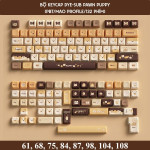 BỘ KEYCAP DYE-SUB PAWN PUPPY (PBT/MAO PROFILE/132 PHÍM)