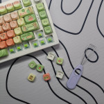 BỘ KEYCAP DYE-SUB GREEN CAPYBARA (PBT/MOA PROFILE/132 PHÍM)
