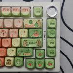 BỘ KEYCAP DYE-SUB GREEN CAPYBARA (PBT/MOA PROFILE/132 PHÍM)