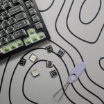 BỘ KEYCAP DYE-SUB BLACK COMIC (PBT/CHERRY PROFILE/136 PHÍM)