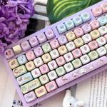 BỘ KEYCAP DYE-SUB RAINBOW SHIN (PBT/MOA PROFILE/135 PHÍM)