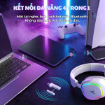 TAI NGHE ATTACK SHARK G800 MULTI MODES WHITE