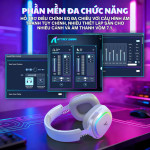 TAI NGHE ATTACK SHARK G800 MULTI MODES WHITE
