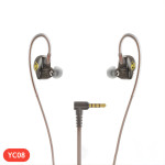 TAI NGHE IN-EAR WEKOME YC08 BLACK 3.5MM