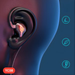 TAI NGHE IN-EAR WEKOME YC08 BLACK 3.5MM
