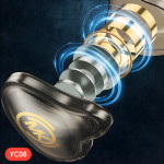 TAI NGHE IN-EAR WEKOME YC08 BLACK 3.5MM