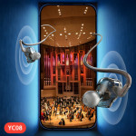 TAI NGHE IN-EAR WEKOME YC08 BLACK LIGHTNING