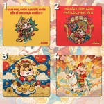 LÓT CHUỘT TẾT BÍNH NGỌ 2026 SIZE 35X30 DÀY 3MM