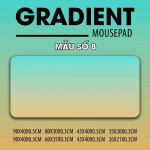 LÓT CHUỘT GRADIENT SIZE 90X40 DÀY 3MM