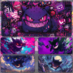 LÓT CHUỘT POKEMON GENGAR 2026 CỠ LỚN SIZE 80X30 DÀY 5MM