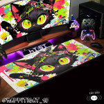 LÓT CHUỘT MÈO GRAFFITI 2026 CỠ LỚN SIZE 90X40 DÀY 3MM