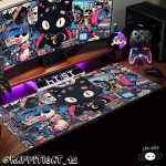 LÓT CHUỘT MÈO GRAFFITI 2026 CỠ LỚN SIZE 90X40 DÀY 3MM